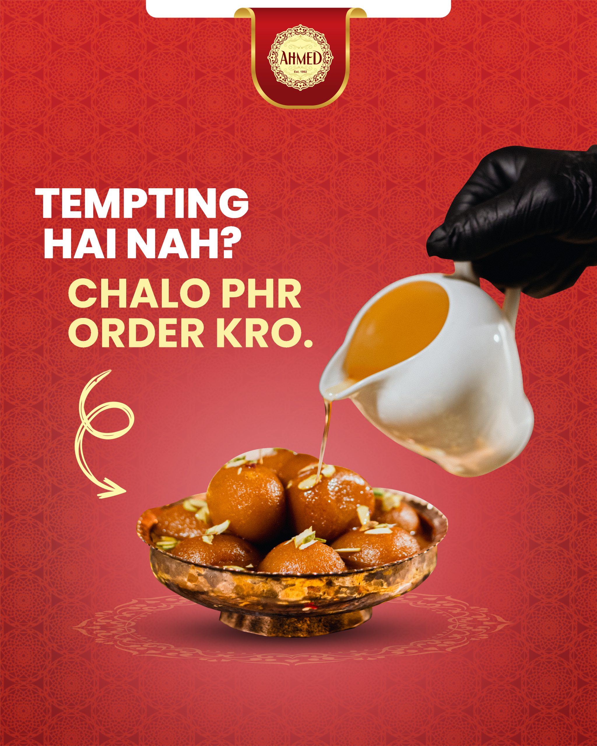 Ahmed Sweets Social Media Design