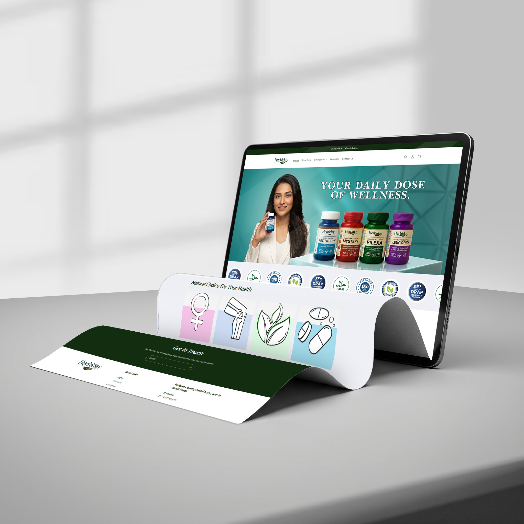 Herbiday Web Design
